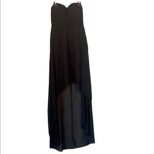 Casting LA Strapless Black Cocktail Dress